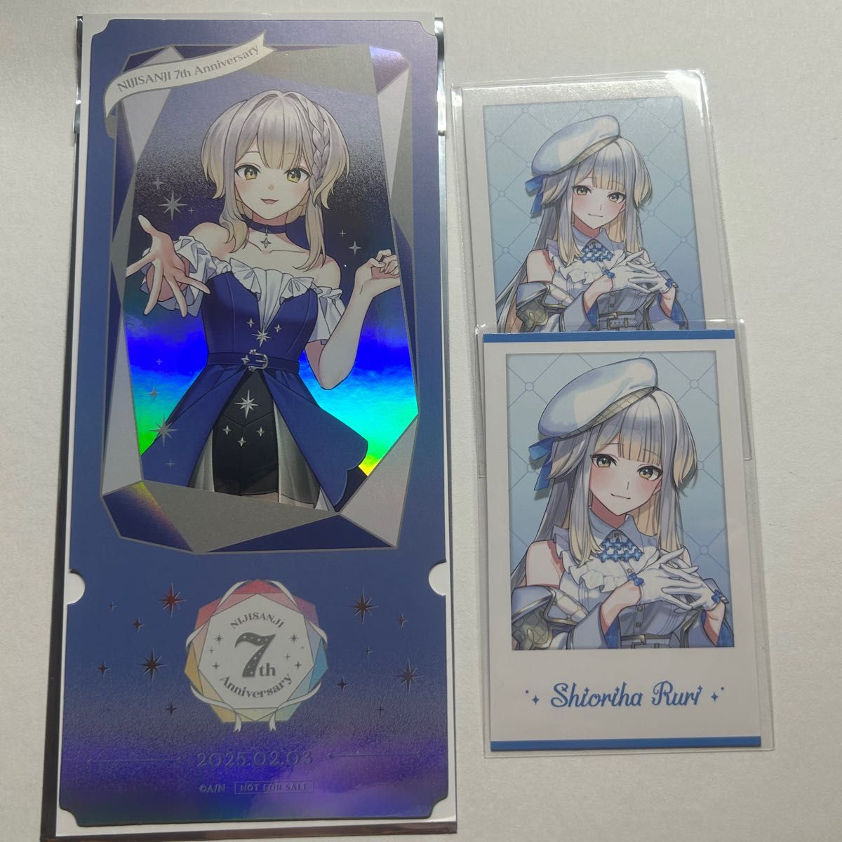 にじさんじ 栞葉るり みたらし団 半年記念 チェキ風カード RN各1 にじさんじ 栞葉るり みたらし団 半年記念 チェキ風カード RN各1