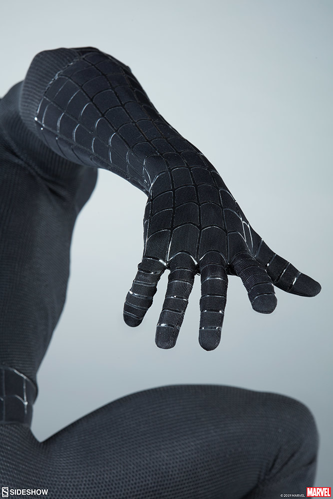 [ игрушка модель ]SIDESHOW LEGENDARY SCALE SPIDER-MAN BLACK SUIT боковой shou Человек-паук черный костюм в целом изображение ограниченая версия модель коллекция L56