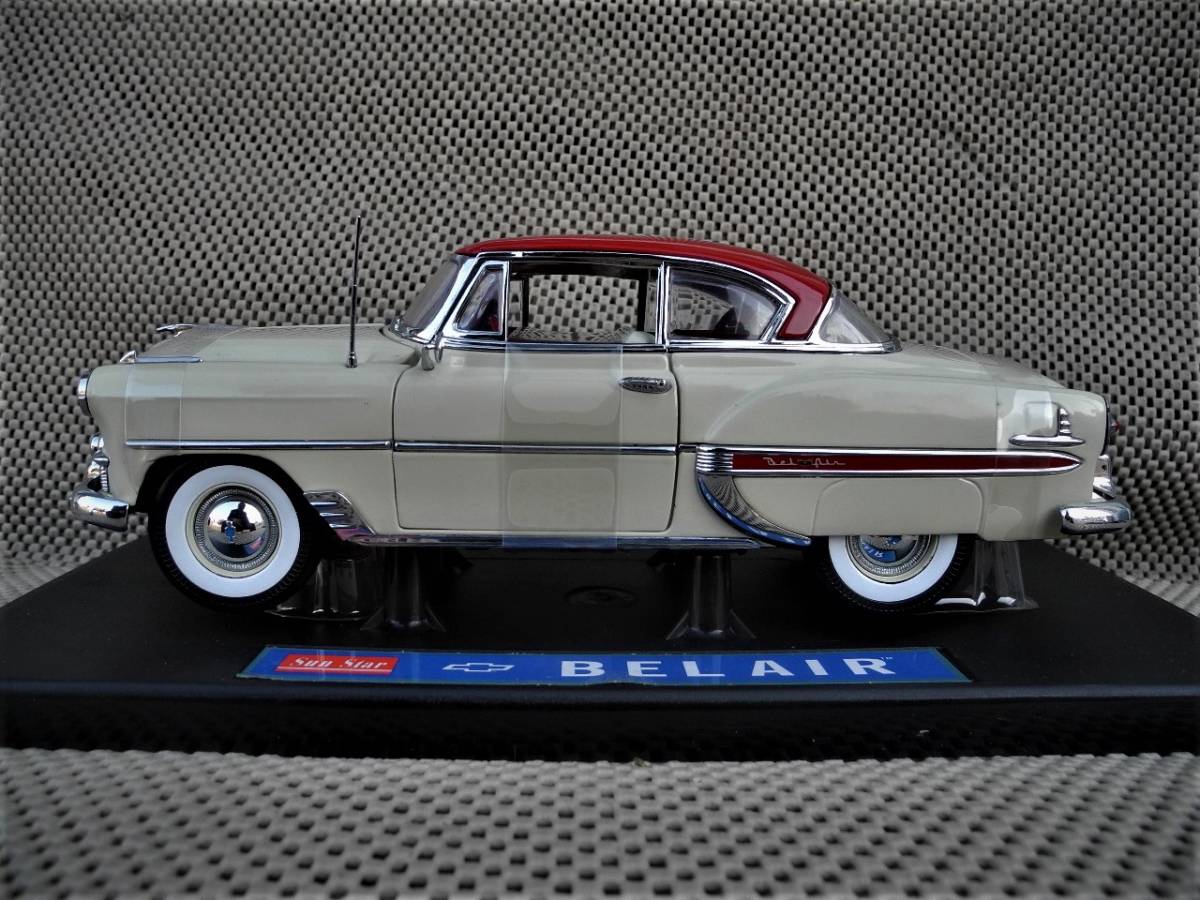 *1/18* Chevrolet Belair 1953 year * new goods :#1600* Sunstar made : old.. beautiful..* Sunstar made 