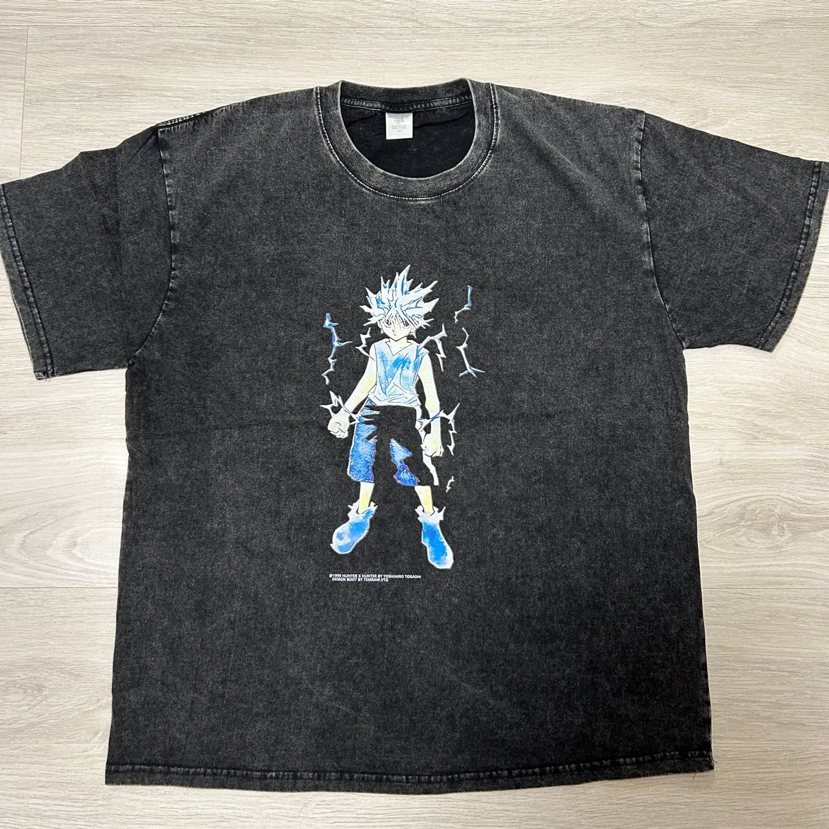 HUNTER×HUNTER キルア Tシャツ Lサイズ ビンテージ加工 ハンター HUNTER×HUNTER キルア Tシャツ Lサイズ ビンテージ加工 ハンター