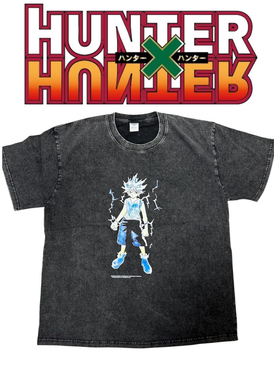 HUNTER×HUNTER キルア Tシャツ Lサイズ ビンテージ加工 ハンター HUNTER×HUNTER キルア Tシャツ Lサイズ ビンテージ加工 ハンター