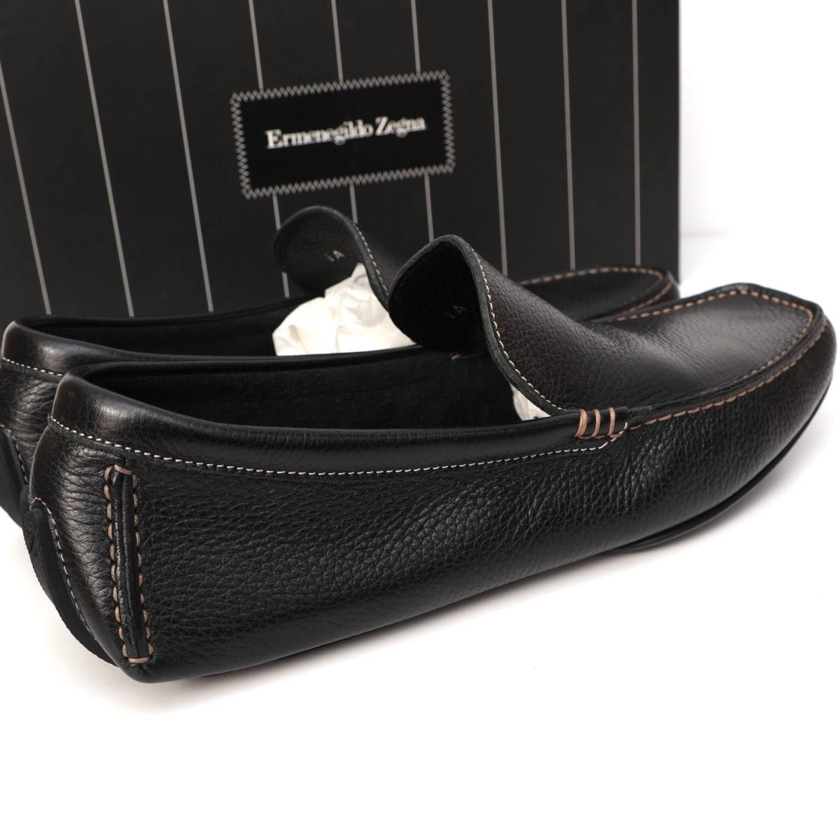 未使用 エルメネジルドゼニア Ermenegildo Zegna レザーシューズ 未使用 エルメネジルドゼニア Ermenegildo Zegna レザーシューズ