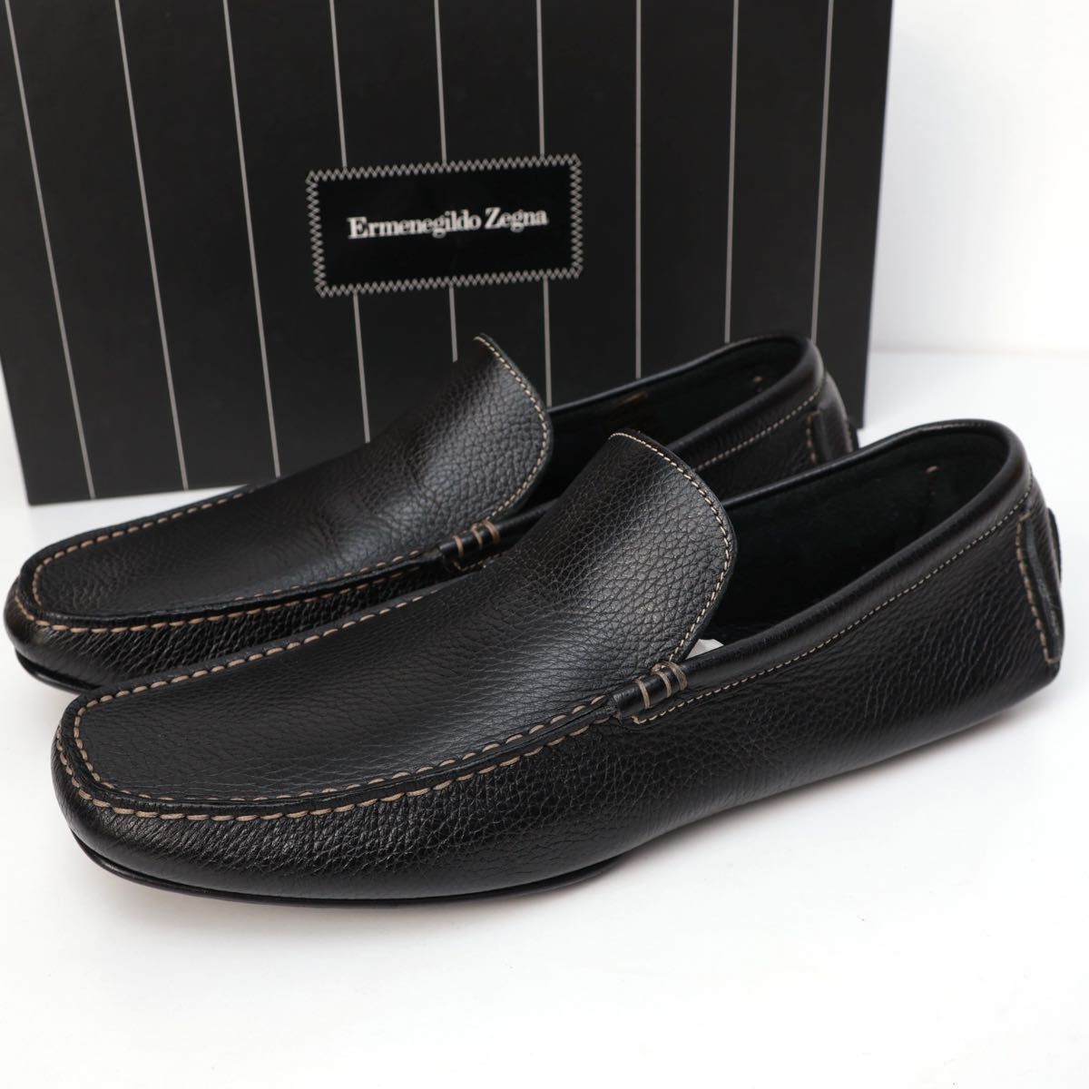 未使用 エルメネジルドゼニア Ermenegildo Zegna レザーシューズ 未使用 エルメネジルドゼニア Ermenegildo Zegna レザーシューズ
