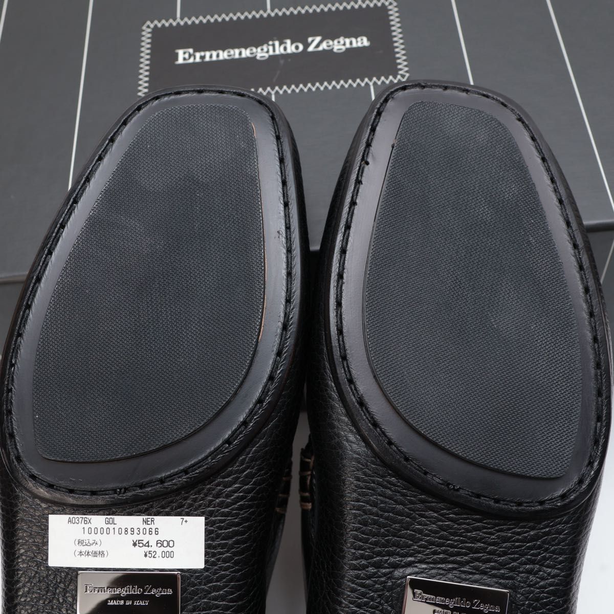 未使用 エルメネジルドゼニア Ermenegildo Zegna レザーシューズ 未使用 エルメネジルドゼニア Ermenegildo Zegna レザーシューズ