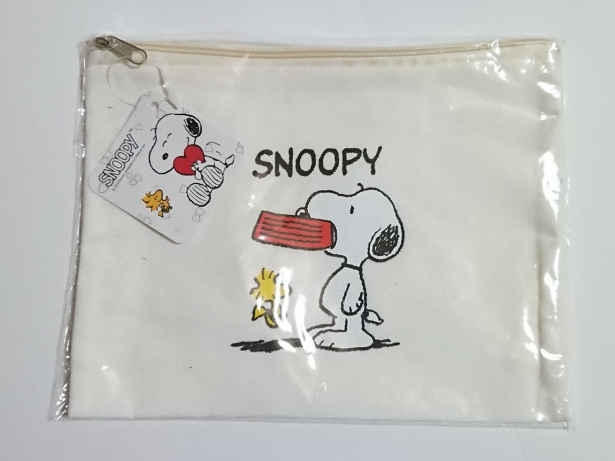 SNOOPY スヌーピー コットンポーチ