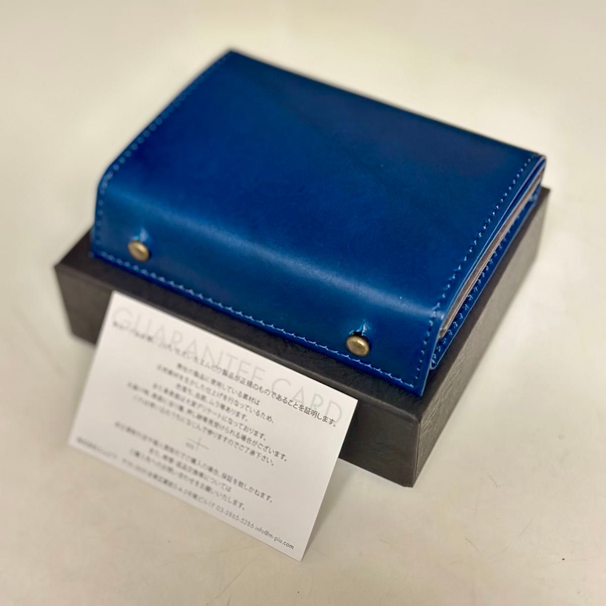 エムピウ millefoglieⅡ P25 blue ミッレフォッリエ ブルー 財布 エムピウ millefoglieⅡ P25 blue ミッレフォッリエ ブルー 財布