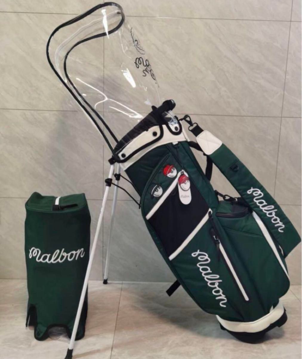Malbon GOLF マルボンゴルフ キャディバッグ バッグ 軽量 Malbon GOLF マルボンゴルフ キャディバッグ バッグ 軽量