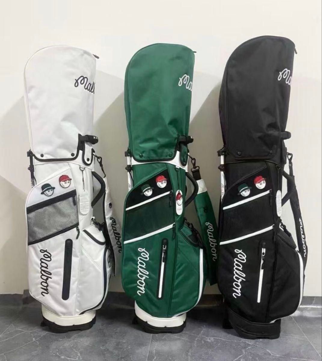 Malbon GOLF マルボンゴルフ キャディバッグ バッグ 軽量 Malbon GOLF マルボンゴルフ キャディバッグ バッグ 軽量