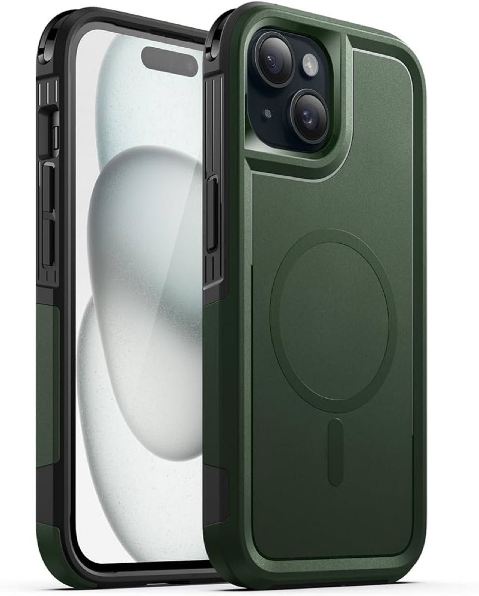 iPhone 15 Plus ケース MagSafeミッドナイトグリーン iPhone 15 Plus ケース MagSafeミッドナイトグリーン