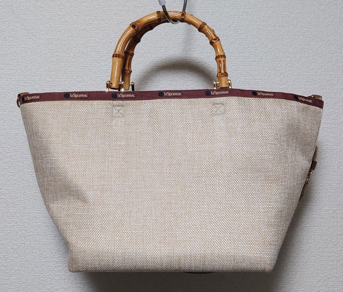 LeSportsacレスポートサック24ss MED BAMBOO RAFFIA TOTE M LeSportsacレスポートサック24ss MED BAMBOO RAFFIA TOTE M