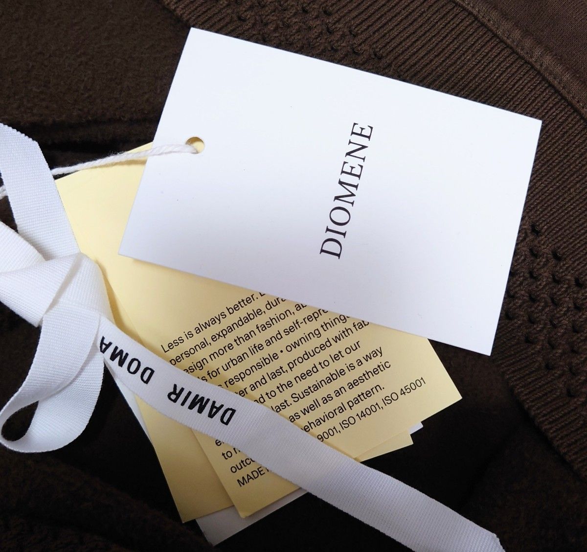 新品DIOMENE ディオメン DAMIR DOMA ダミールドーマ 24ss 新品DIOMENE ディオメン DAMIR DOMA ダミールドーマ 24ss