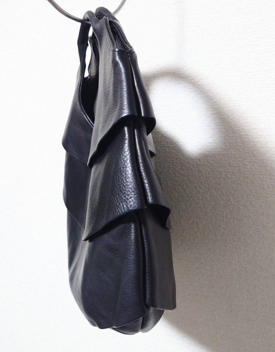 美品】michiamo 本革 肩掛け可 ミキアモ トートバッグ