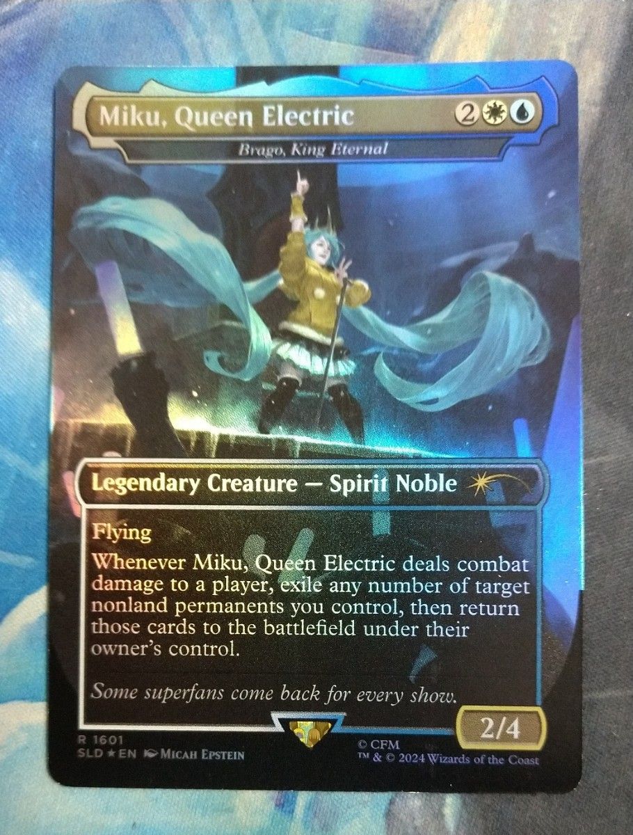 MTG 永遠王 ブレイゴ/電子の女王 ミク 初音ミクSLD ボーダーレス MTG 永遠王 ブレイゴ/電子の女王 ミク 初音ミクSLD ボーダーレス