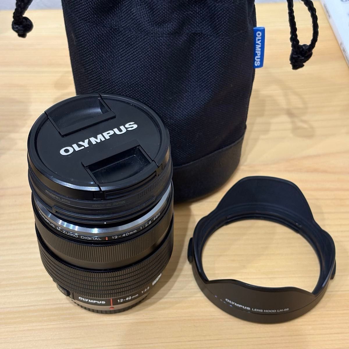 OLYMPUS M zuiko 12 - 40 mm f2 8 PRO レンズ marumi保護 OLYMPUS M zuiko 12 - 40 mm f2 8 PRO レンズ marumi保護