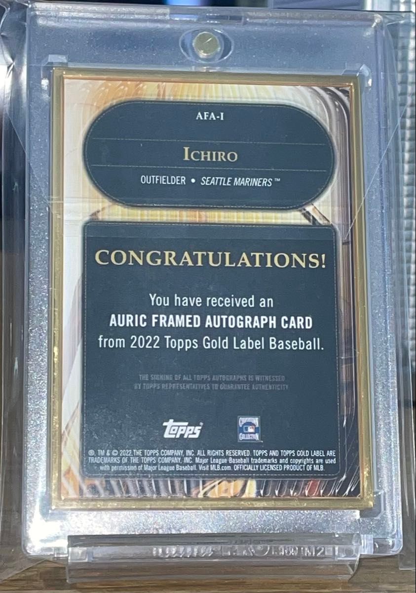 25枚限定】イチロー 2022 Topps Gold Label 直筆サインカード 25枚限定】イチロー 2022 Topps Gold Label 直筆サインカード