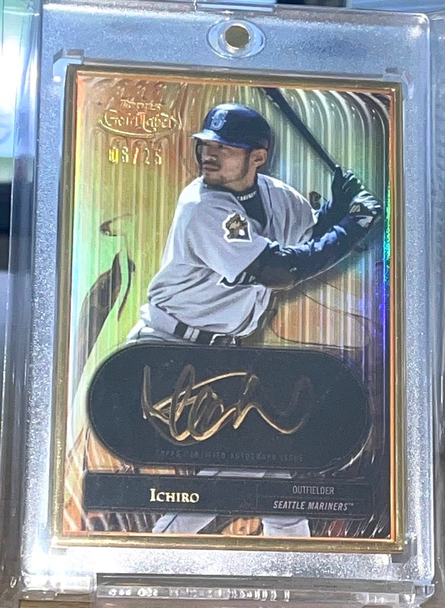 25枚限定】イチロー 2022 Topps Gold Label 直筆サインカード 25枚限定】イチロー 2022 Topps Gold Label 直筆サインカード