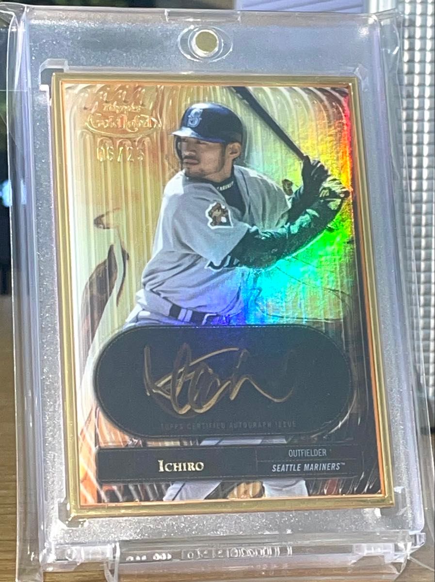 25枚限定】イチロー 2022 Topps Gold Label 直筆サインカード 25枚限定】イチロー 2022 Topps Gold Label 直筆サインカード