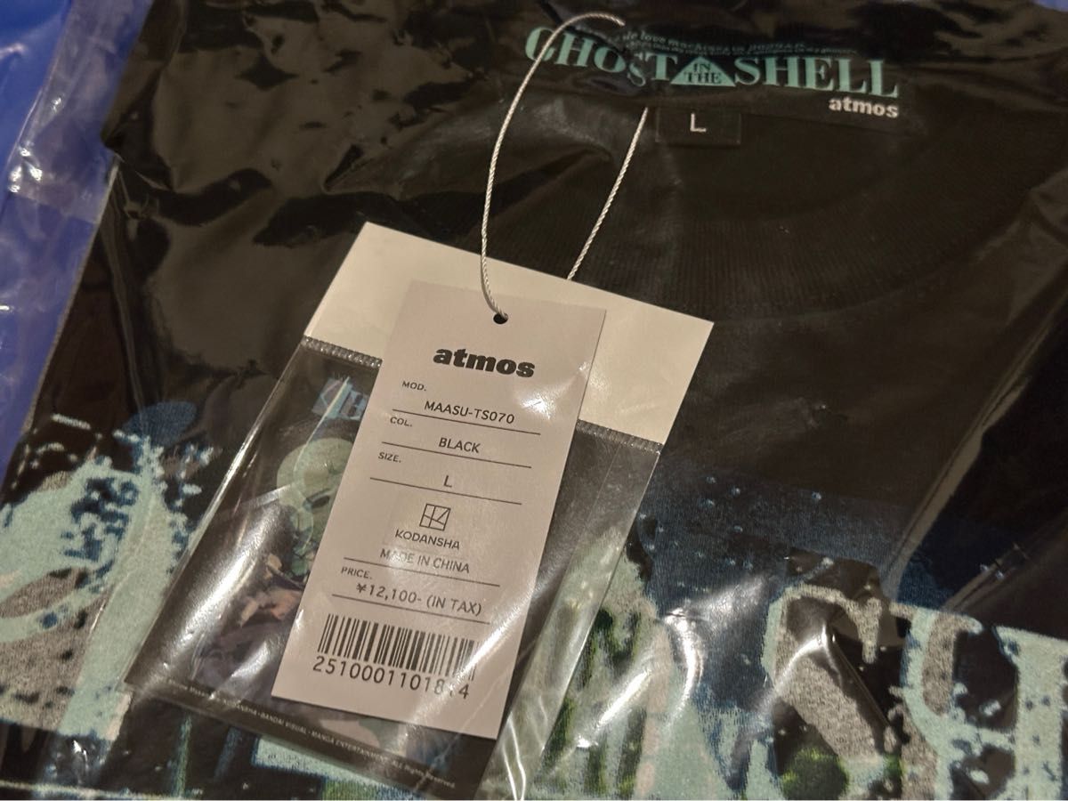 新品 GHOST IN THE SHELL 攻殻機動隊 Tシャツ Lサイズ アトモス 新品 GHOST IN THE SHELL 攻殻機動隊 Tシャツ Lサイズ アトモス