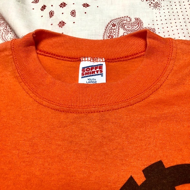 USA古着 USA製 90's Tシャツ SOFFE 50/50 YOUTH L アメリカ古着・ヴィンテージ・キッズ K⑧_画像7