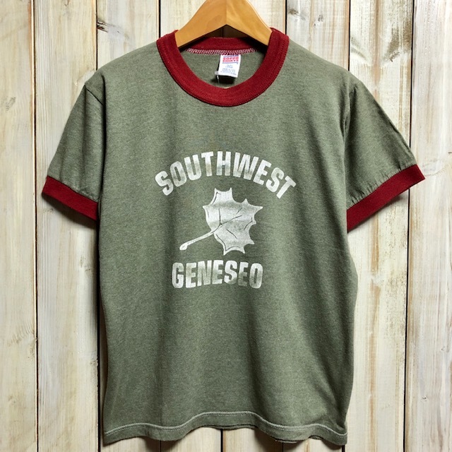 USA古着 USA製 80's～90's リンガーTシャツ SOFFE YOUTH Lアメリカ古着・ヴィンテージ・キッズ K●22