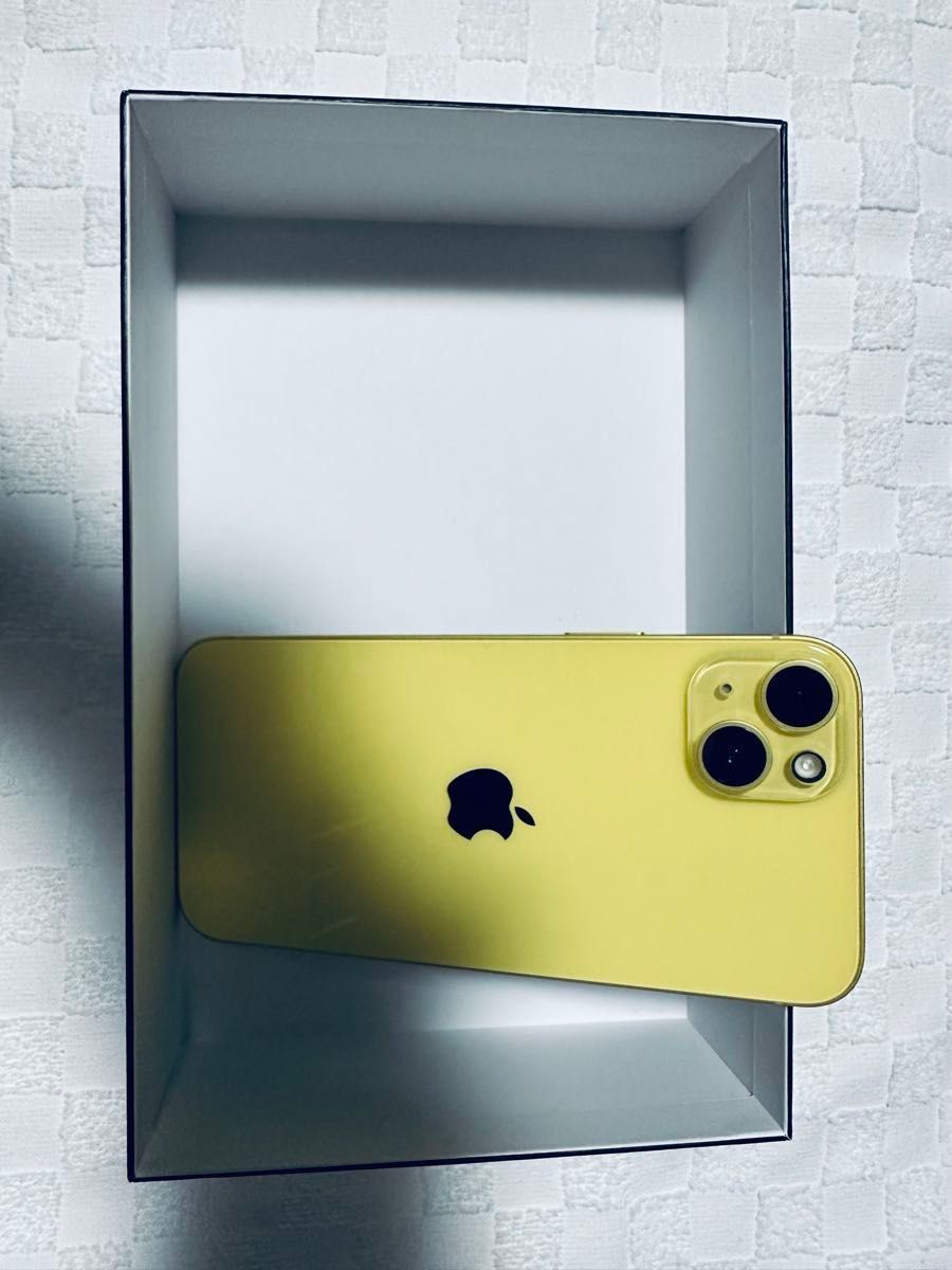 Apple iPhone14 plus 128GB イエロー SIMフリー 中古品 出品 Apple iPhone14 plus 128GB イエロー SIMフリー 中古品 出品