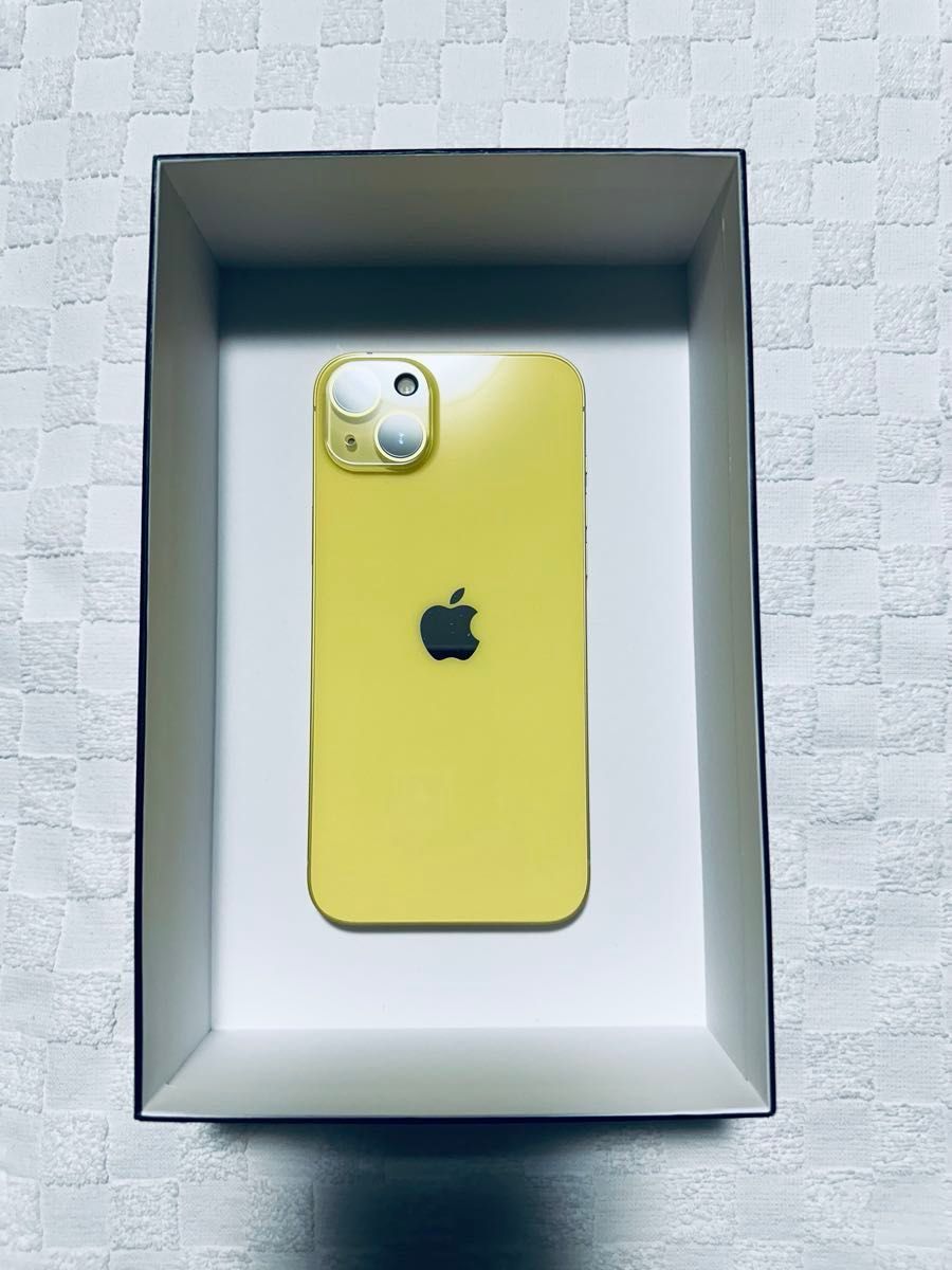 Apple iPhone14 plus 128GB イエロー SIMフリー 中古品 出品 Apple iPhone14 plus 128GB イエロー SIMフリー 中古品 出品