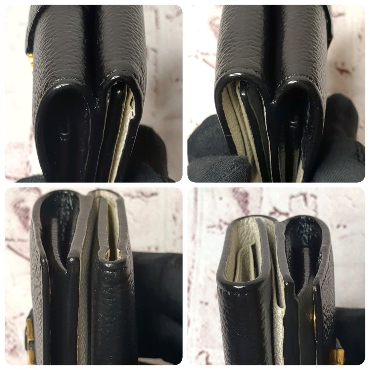 現行/極美品】SAINT LAURENT サンローラン 三つ折財布 オリガミ 現行/極美品】SAINT LAURENT サンローラン 三つ折財布 オリガミ