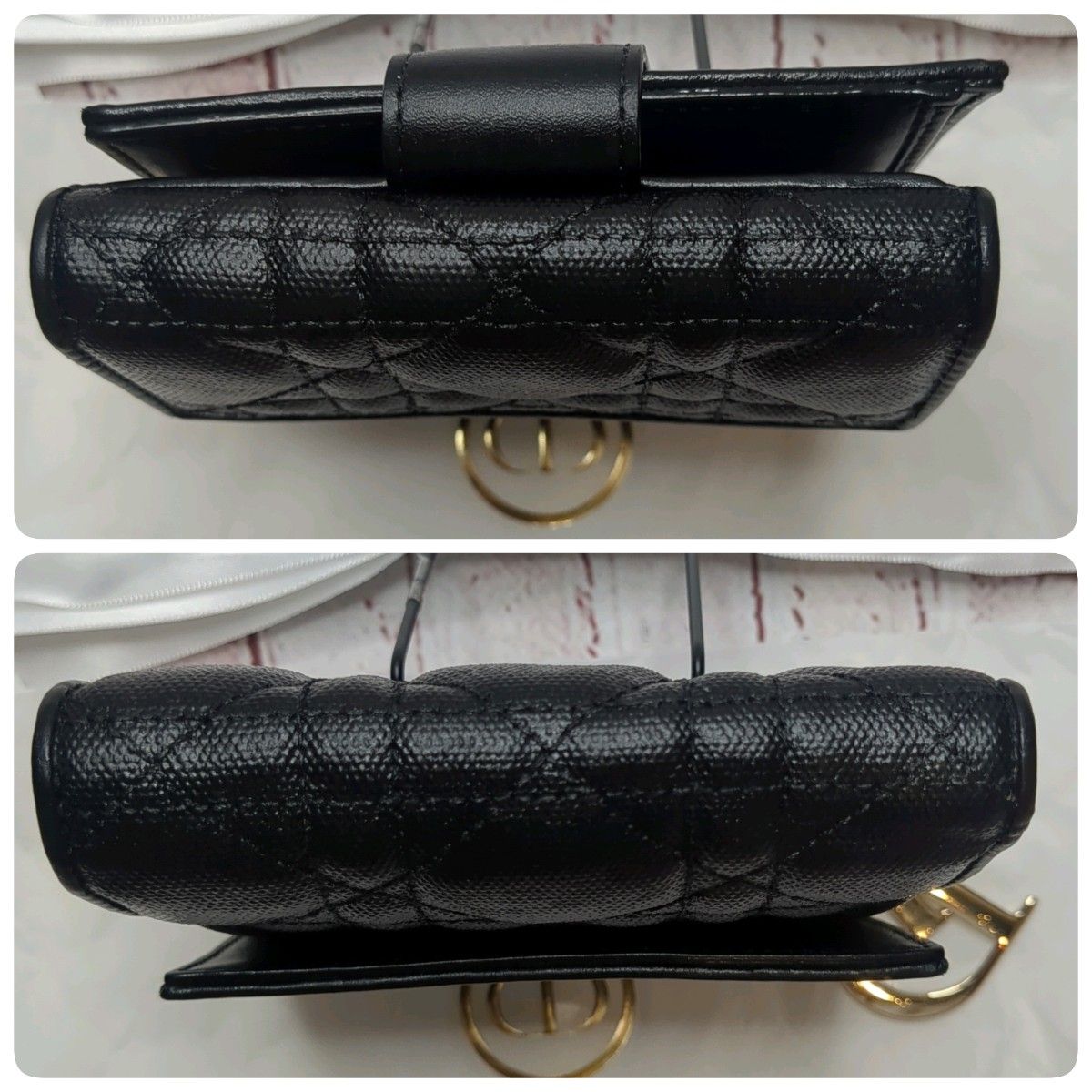 希少/極美品】Christian DIOR ディオール 二つ折り財布 希少/極美品】Christian DIOR ディオール 二つ折り財布