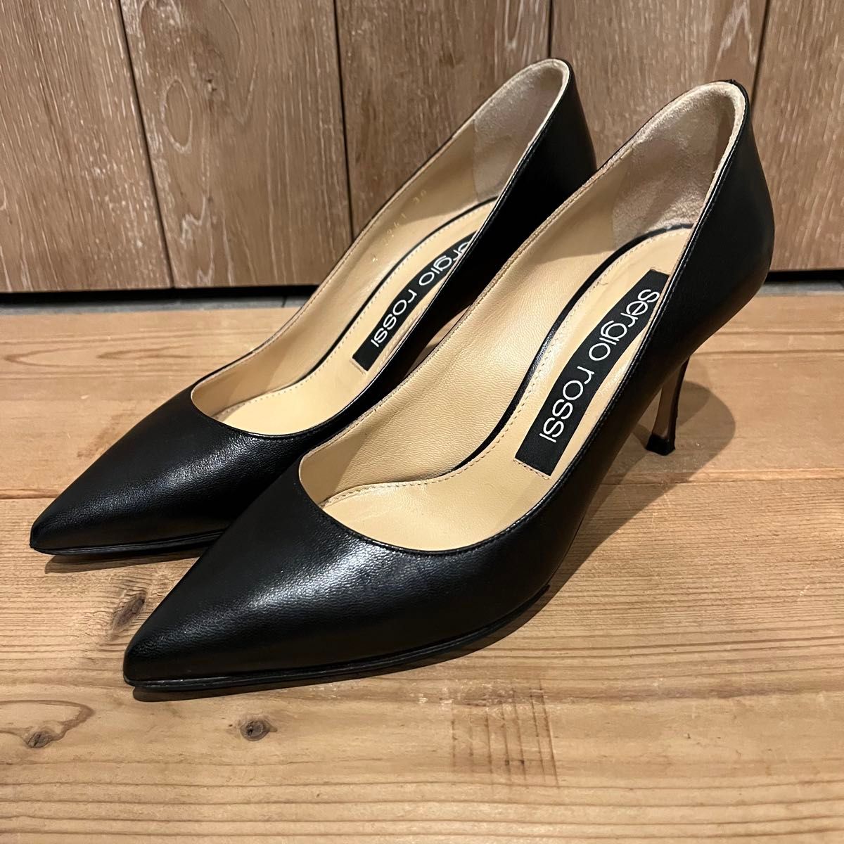 セルジオロッシ sergio rossi ヒール パンプス レザー セルジオロッシ sergio rossi ヒール パンプス レザー