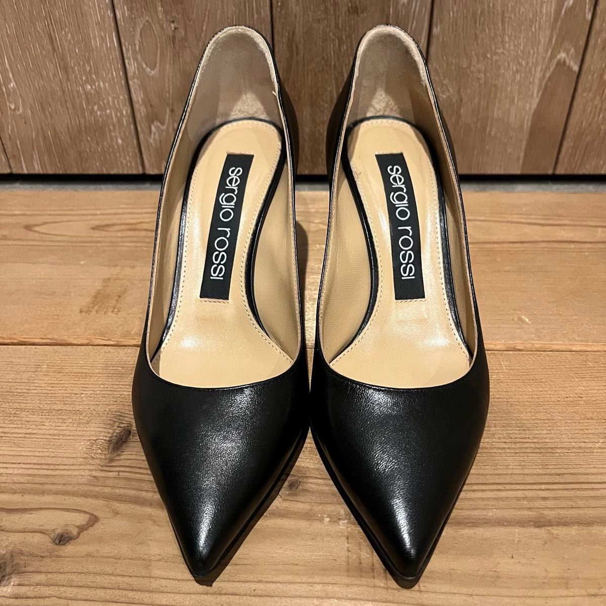 セルジオロッシ sergio rossi ヒール パンプス レザー セルジオロッシ sergio rossi ヒール パンプス レザー