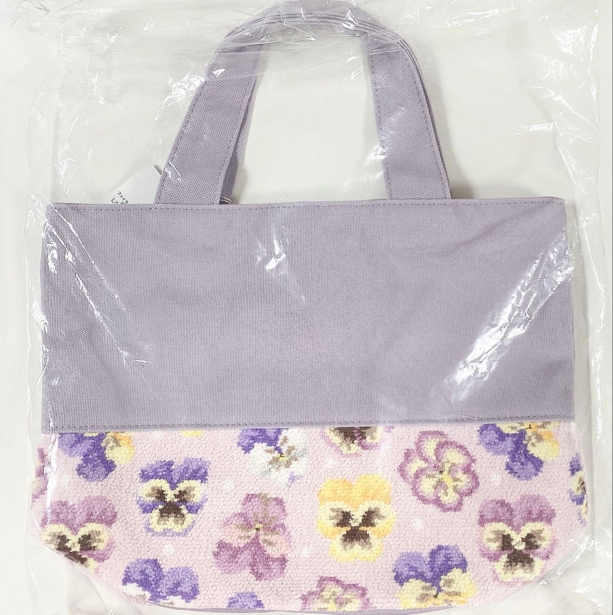 LOVERARY BY FEILER ラブラリーパンジー トートバッグ 新品 タグ LOVERARY BY FEILER ラブラリーパンジー トートバッグ 新品 タグ