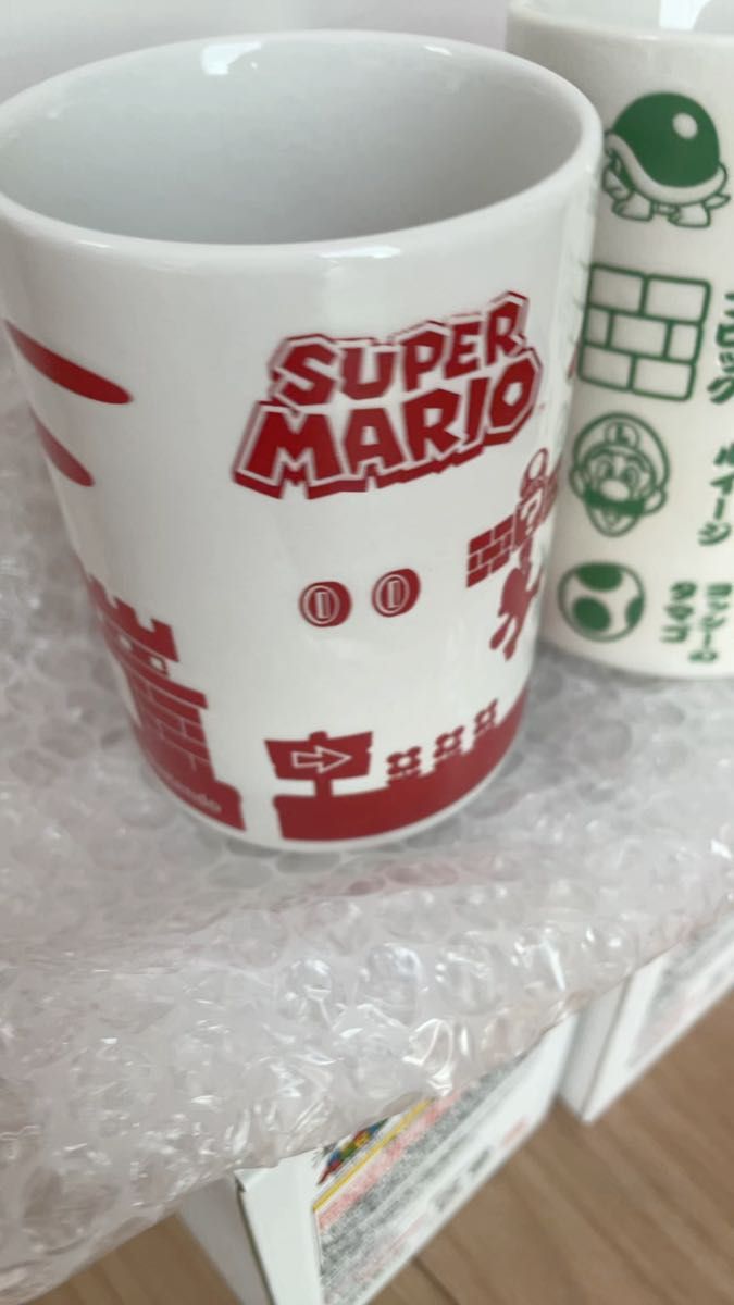 スーパーマリオ 湯のみ 湯呑み 湯飲み コップ Nintendo 任天堂 バンダイ