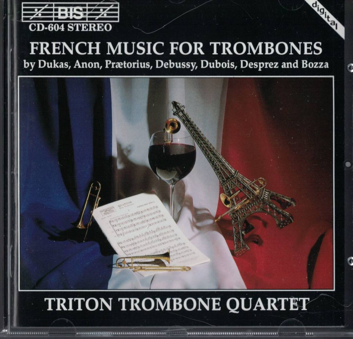 [トロンボーンCD] Triton Trombone Quartet - French Music for Trombones　トリトン・トロンボーン四重奏団 フレンチ・ミュージック_画像1