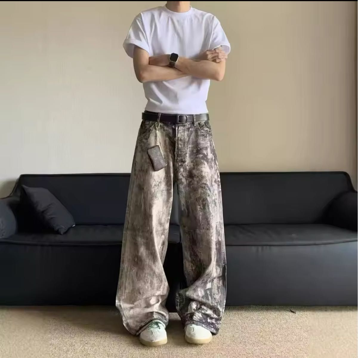 ウォッシュドデニム jaded london リアルツリー 地底人 acne S ウォッシュドデニム jaded london リアルツリー 地底人 acne S