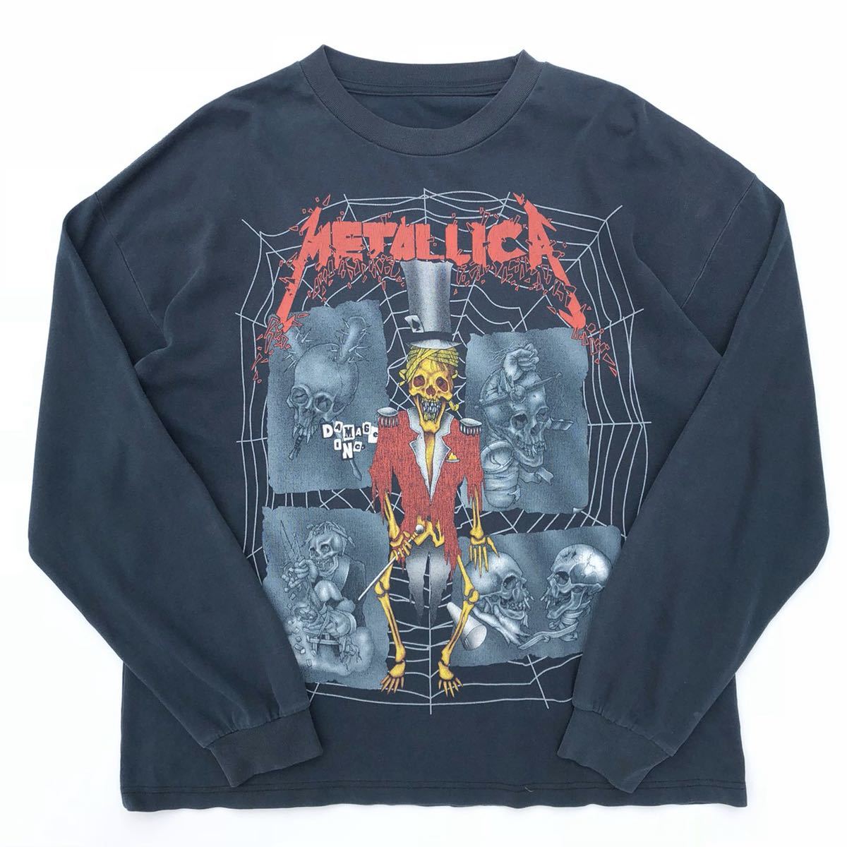 □激レア 希少ロンT□90s 00s METALLICA PUSHEAD ロンT Tシャツ L XL