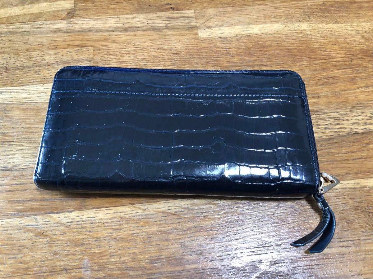 LANVIN en Bleu ランバン オンブルー ラウンドファスナー 長財布 LANVIN en Bleu ランバン オンブルー ラウンドファスナー 長財布