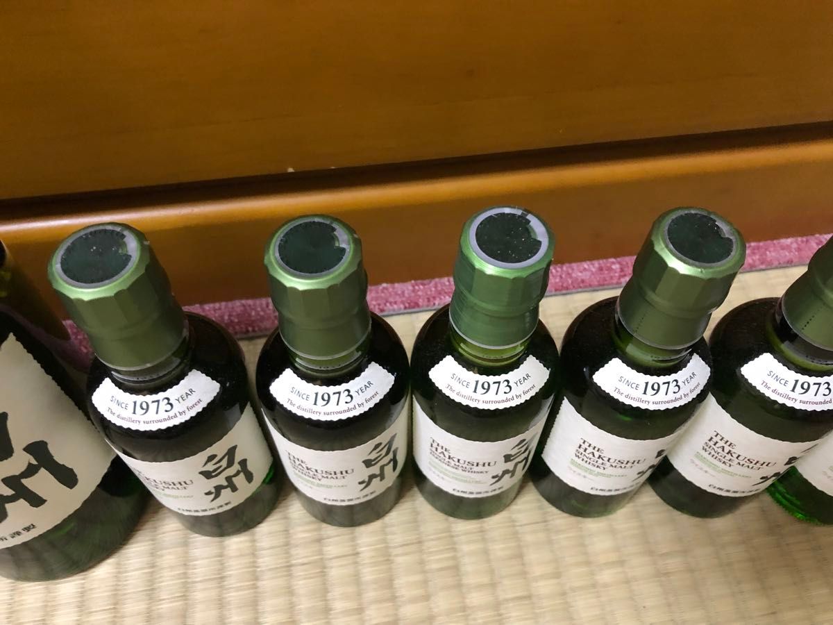 サントリー シングルモルトウイスキー 白州 700ml 瓶×2本 180ml サントリー シングルモルトウイスキー 白州 700ml 瓶×2本 180ml