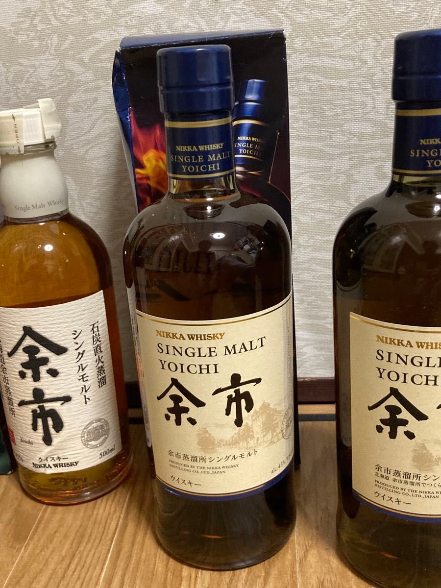 ニッカウイスキー6点セット シングルモルト余市700ml45度x3点 ニッカウイスキー6点セット シングルモルト余市700ml45度x3点