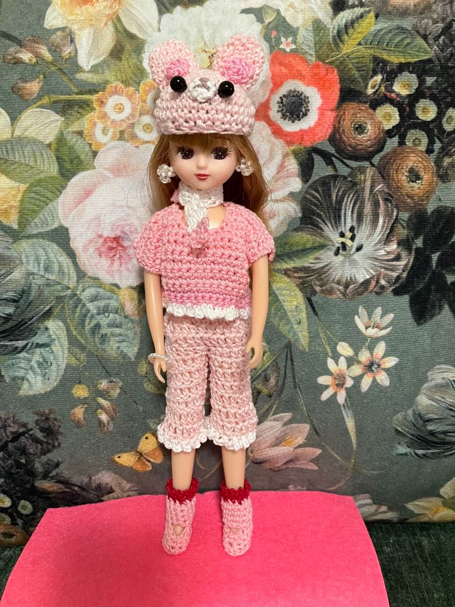6.リカちゃん ハンドメイド服 気分はスパイ!?トレンチコート6点