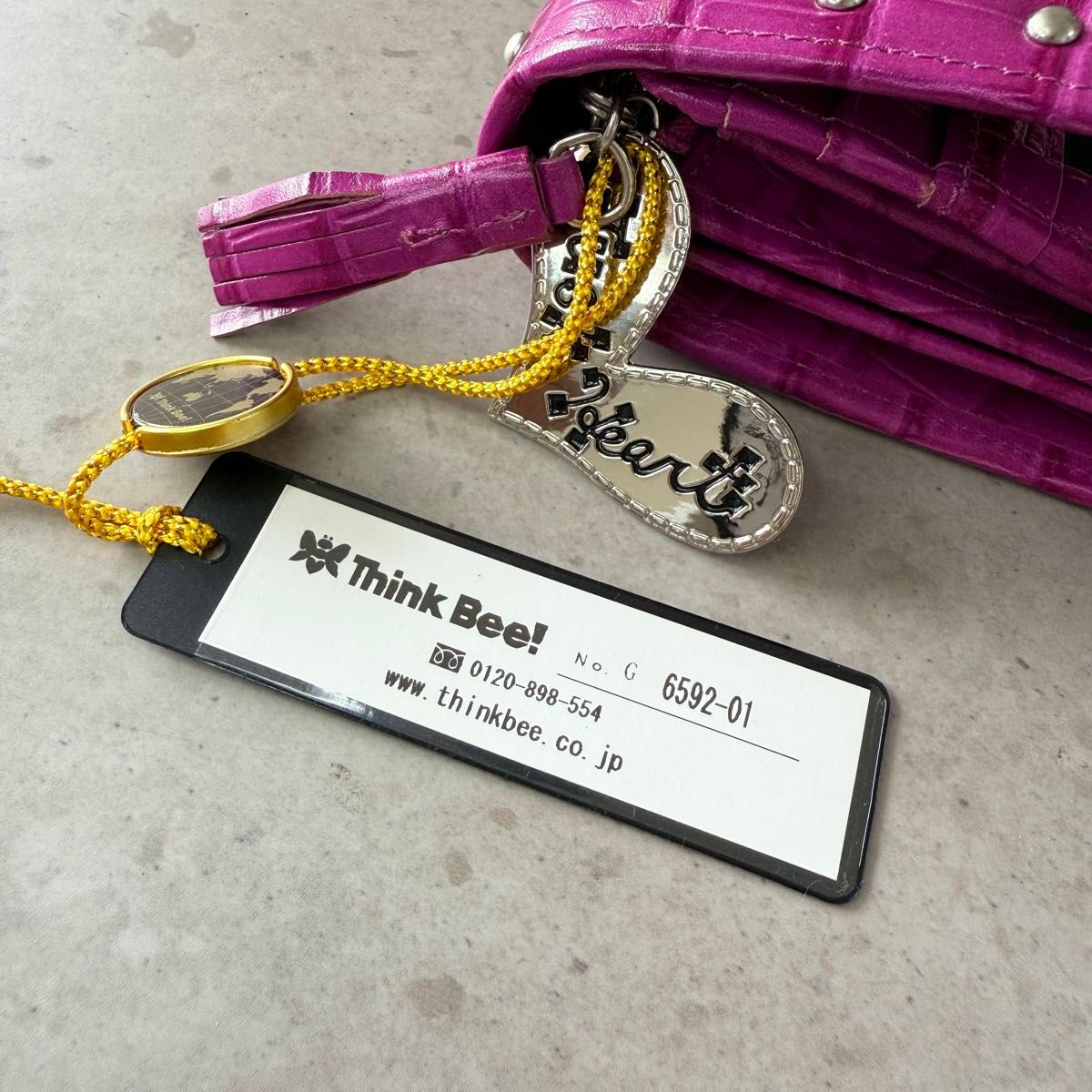新品未使用】シンクビー 長財布 ビジュー スパンコール スタッズ 新品未使用】シンクビー 長財布 ビジュー スパンコール スタッズ