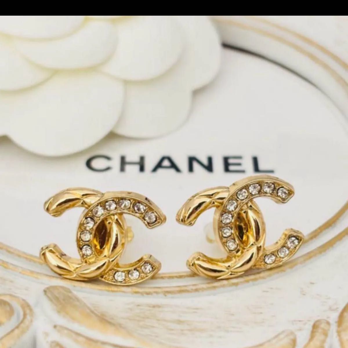 CHANEL ココマーク ラインストーン ピアス ゴールド|Yahoo CHANEL ココマーク ラインストーン ピアス ゴールド|Yahoo