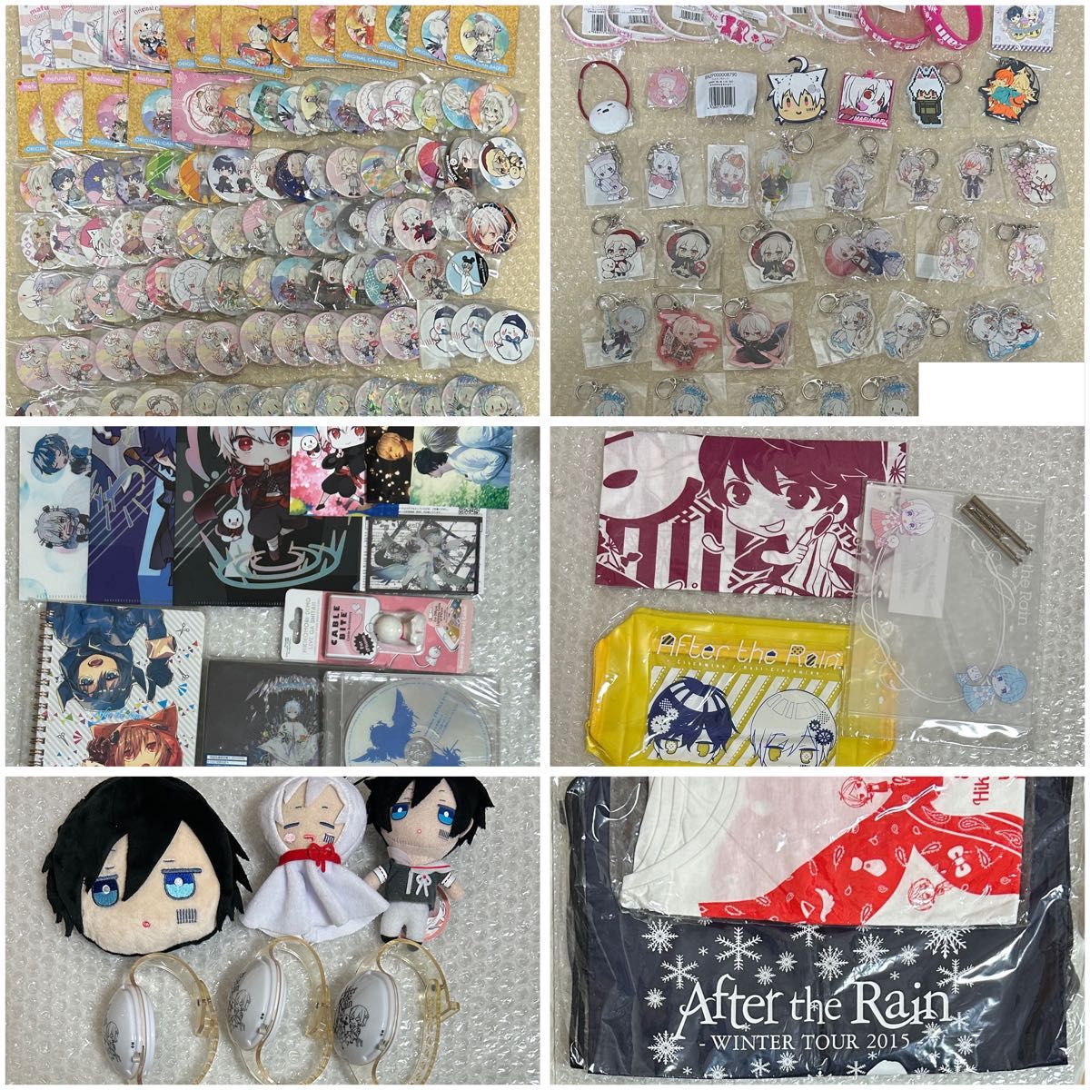 After the Rain まふまふ 缶バッジ アクキー ラバスト 等セット After the Rain まふまふ 缶バッジ アクキー ラバスト 等セット