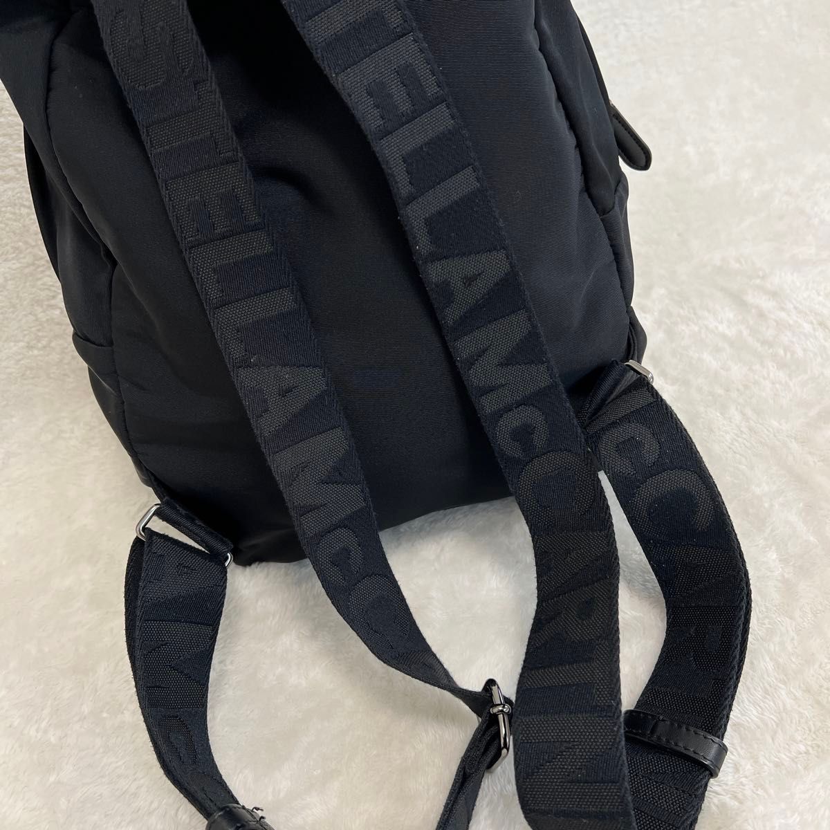 美品】ステラマッカートニー 黒ブラック ファラベラ バック 美品】ステラマッカートニー 黒ブラック ファラベラ バック