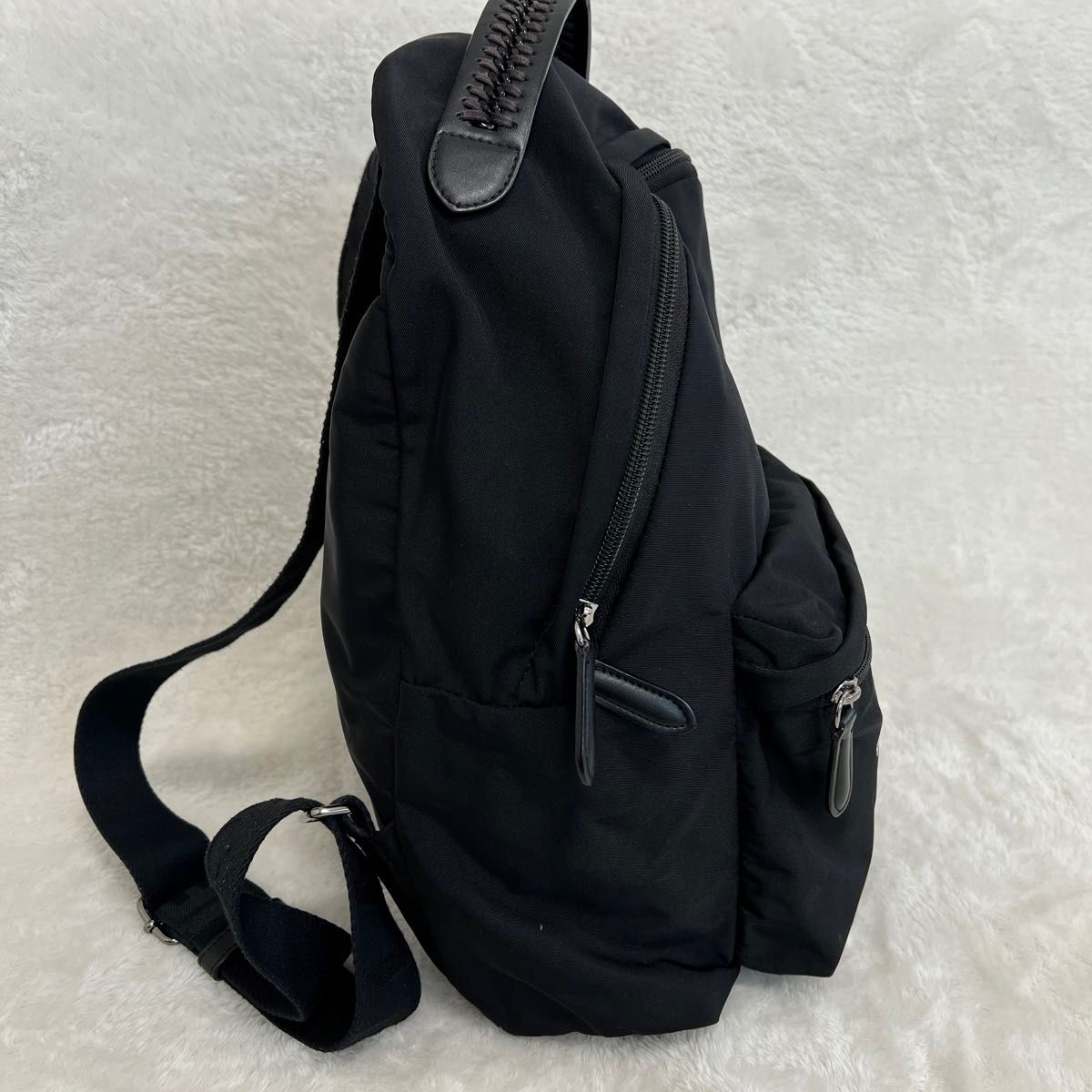 美品】ステラマッカートニー 黒ブラック ファラベラ バック 美品】ステラマッカートニー 黒ブラック ファラベラ バック