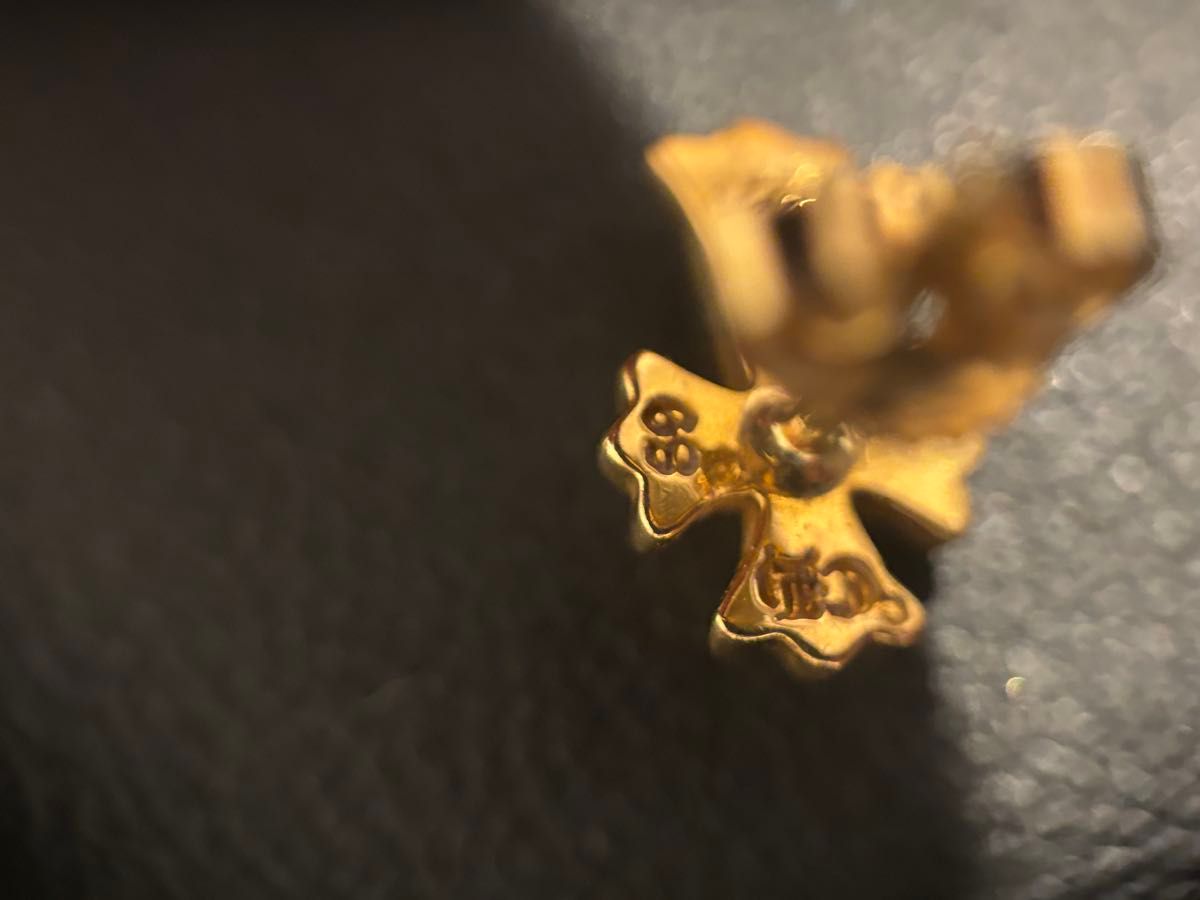クロムハーツ CHクロスファットスタッド ピアス(片耳用) 22K×18K クロムハーツ CHクロスファットスタッド ピアス(片耳用) 22K×18K
