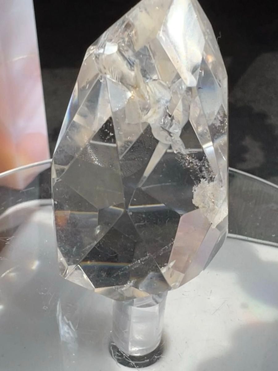 多面カット 水晶 ガーデン共生