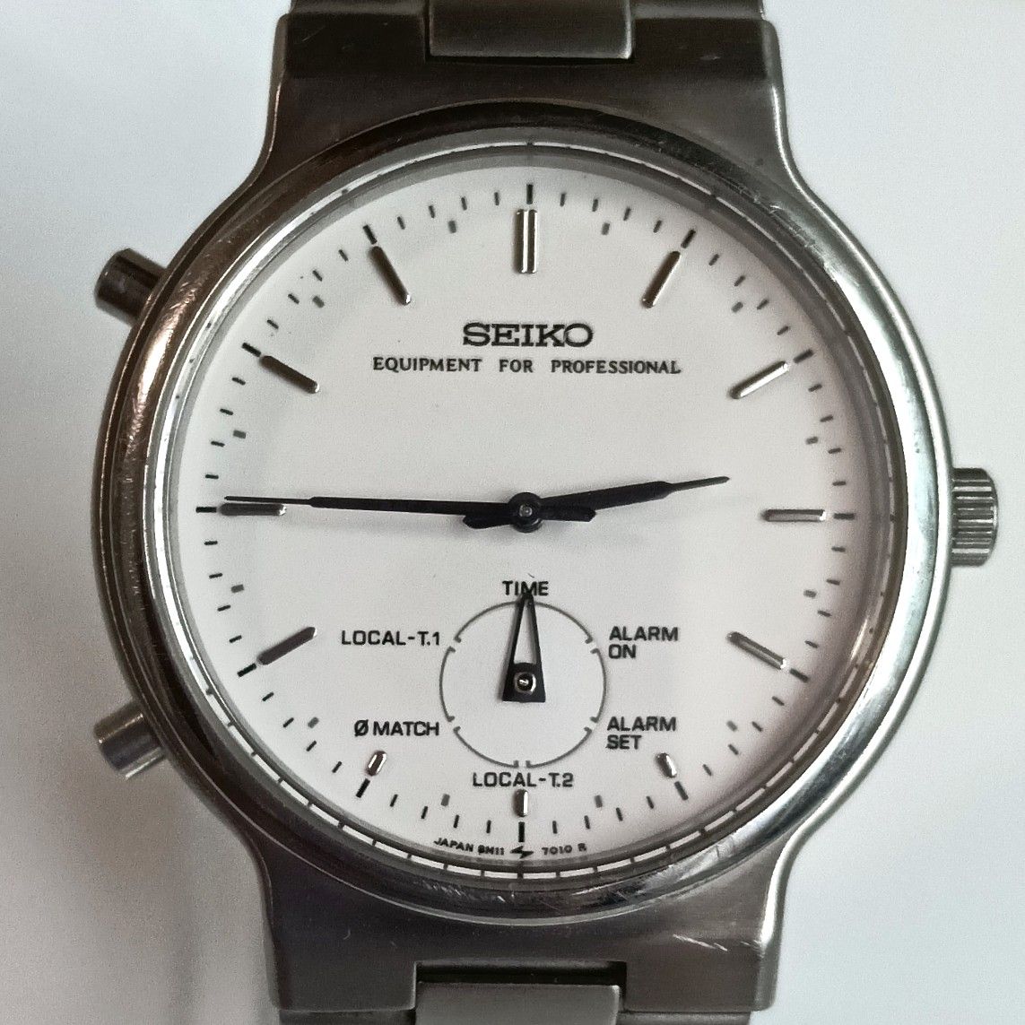 動作品 希少 SEIKO セイコー ヴィンテージ 8M11-7000 シルバー 動作品 希少 SEIKO セイコー ヴィンテージ 8M11-7000 シルバー