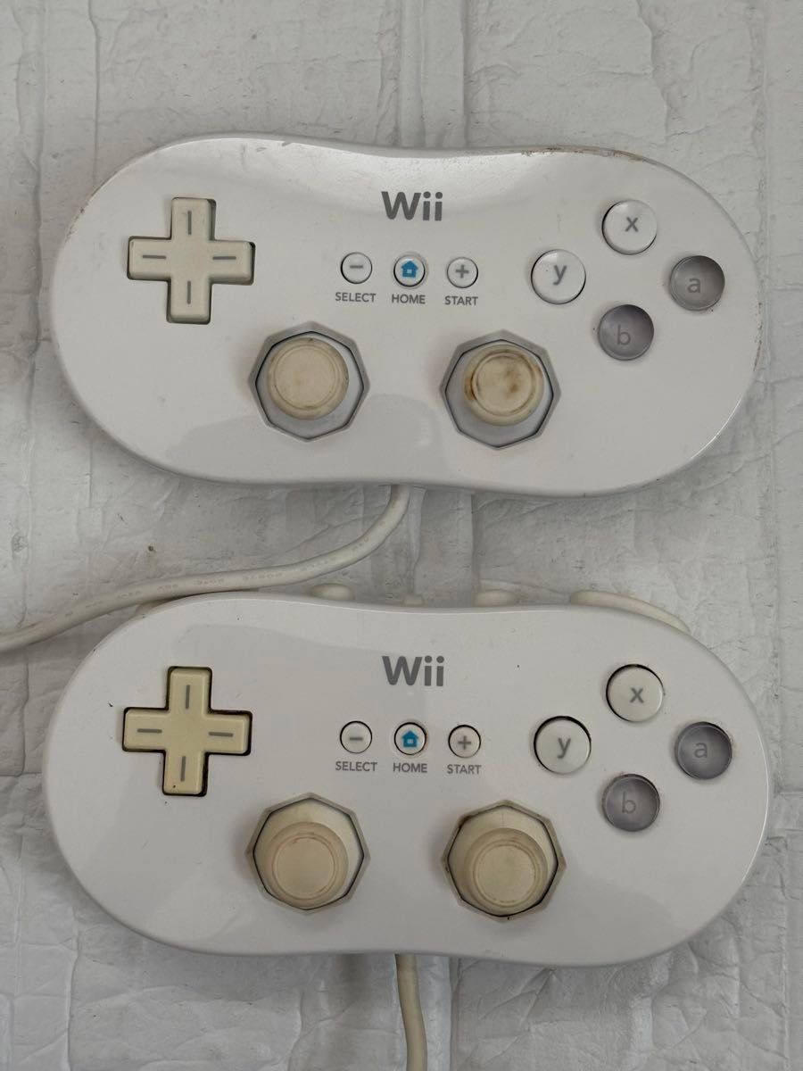 Wii クラシックコントローラー 2個セット ホワイト 白 シロ Wii クラシックコントローラー 2個セット ホワイト 白 シロ