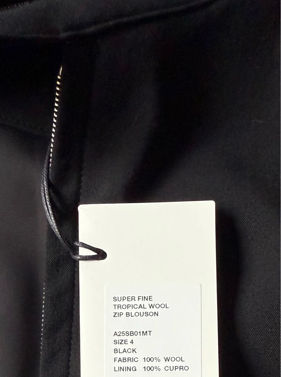 auralee 25ss wool zip blouson 4 black|Yahoo!フリマ(旧 auralee 25ss wool zip blouson 4 black|Yahoo!フリマ(旧