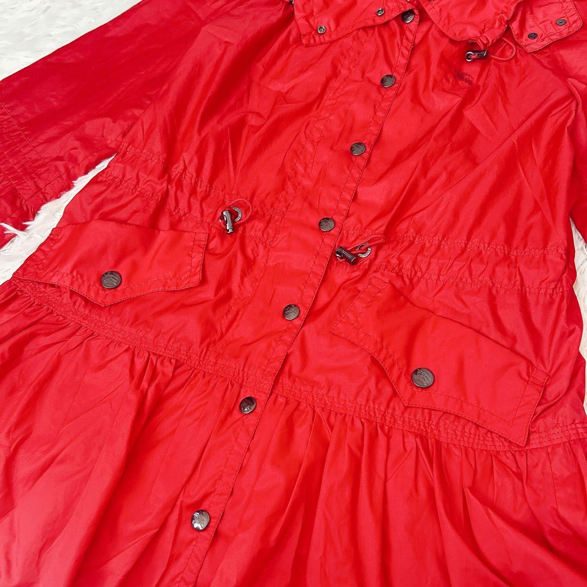 BURBERRY BLUE LABEL ノバチェック マウンテンパーカー ナイロン BURBERRY BLUE LABEL ノバチェック マウンテンパーカー ナイロン
